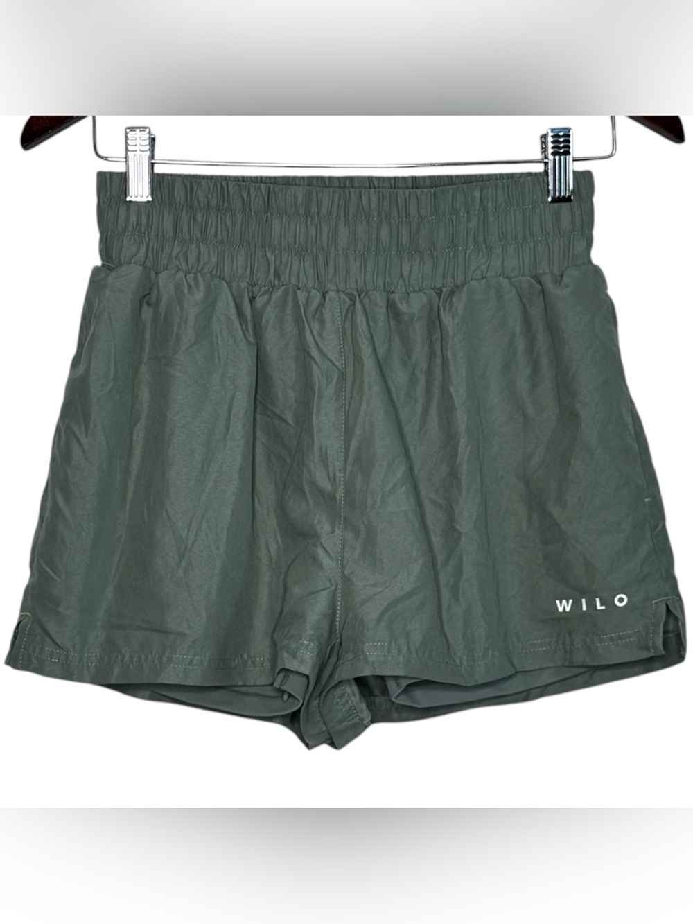 WILO The Label Women’s Athletic Running Shorts Medium Sage Green Lightweight